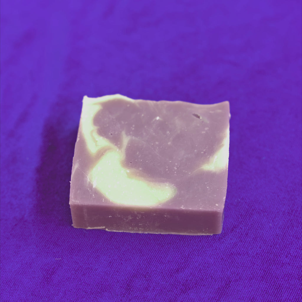 Al Domi Soap Bar on blue clothe